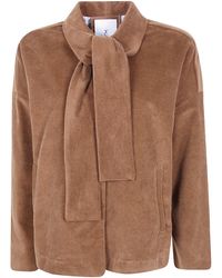 Whyci - Shirt With Scarf "Short" - Lyst