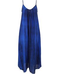 BIANCO LEVRIN - Midi Dress Silk 130cm - Lyst