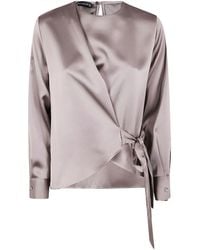 DR. HOPE - Bow Blouse - Lyst
