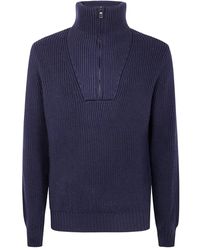 FILIPPO DE LAURENTIIS - Half Zip Sweater - Lyst