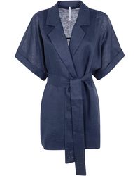 Liviana Conti - "Darnell" Belt Jacket - Lyst