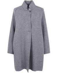 Harris Wharf London - Raglan Cape Boiled Wool - Lyst