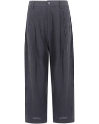 Ziggy Chen - Pants Pleated Tapered Trouser - Lyst