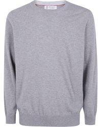 Brunello Cucinelli - Sweater Cashmere "Cashmere Sweater" - Lyst