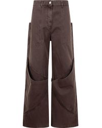 The Attico - Wide-leg Trousers - Lyst
