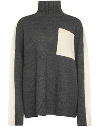JW Anderson - J. W.Anderson Maglione A Tasca Bicolor - Lyst