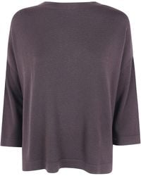 Ma'ry'ya - Sweater Merino "Boat Neck" - Lyst