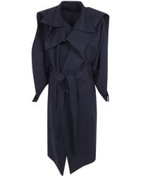 Issey Miyake - Coat "Calligraph" - Lyst