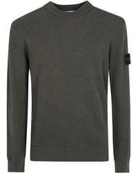 Stone Island - Round Neck Sweater - Lyst