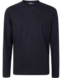 Zanone - T-Shirt Long Sleeves "Classic" - Lyst