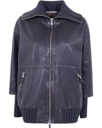 The Jackie Leathers - Leather Jacket Dark "Fenice" - Lyst
