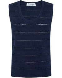 Blugirl Blumarine - Top Viscose "Ra6187Ma89R" - Lyst