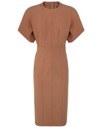 N°21 - Midi Dresses: Round Neck Dress - Lyst