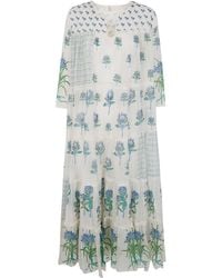 UPAVITA - Dress 3/4 Sleeves Midi - Lyst