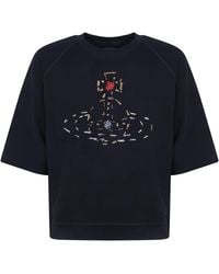 Vivienne Westwood - Sweatshirt Stitch Orb Raglan - Lyst