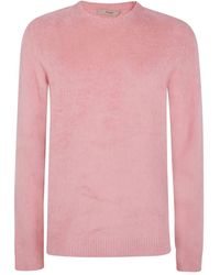 Nuur - Long Sleeves Pressed Gauze Round Neck Sweater - Lyst