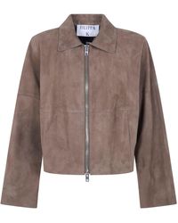 Filippa K - Suede "Coach" Jacket - Lyst
