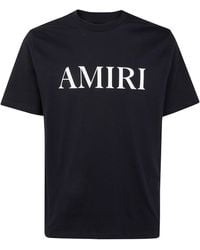 Amiri - Brand-Embellished Crewneck Cotton-Jersey T-Shirt - Lyst