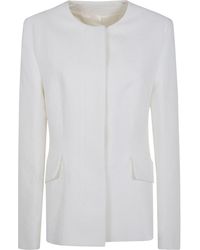 TOTEME - Jacquard Cotton Jacket - Lyst