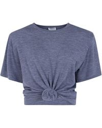 Magda Butrym - T-Shirt Wool "Knitwear Tshirt" - Lyst