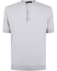 FILIPPO DE LAURENTIIS - "Serafino" Short Sleeves Sweater - Lyst
