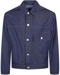 Giorgio Armani - Classic Denim Jacket - Lyst