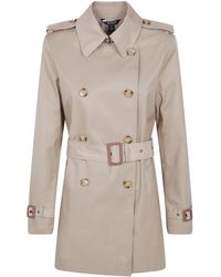 Ralph Lauren - Trench Double Breasted "Belted Lined Coat" - Lyst
