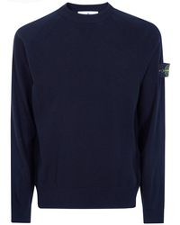 Stone Island - Round Neck Sweater - Lyst