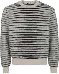 Tom Ford - Sweater Long Sleeve "Brush Striped Mohair" - Lyst