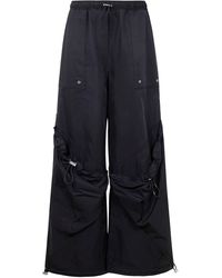 The Attico - Wide-Leg Pants With Pockets - Lyst