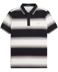 Fred Perry - Fp Stripe Graphic Polo Shirt - Lyst