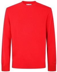 Mc2 Saint Barth - "Regent Lambswool" Crew Neck Sweater - Lyst