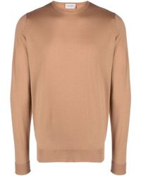 John Smedley - Marcus Long Sleeves Crew Neck Pullover - Lyst
