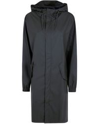 Rains - Coat Hooded "Fishtail" - Lyst