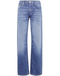 7 For All Mankind - Belted Low Stright Wide Leg Denim - Lyst
