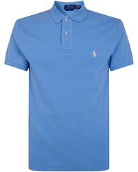 Polo Ralph Lauren - Short Sleeves Knit Classic Logo Polo Shirt - Lyst