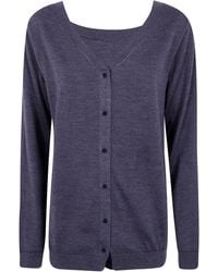 Semicouture - Long-Sleeve Cardigan "Carin" - Lyst