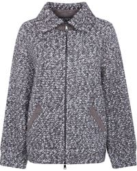 D.exterior - D. Exterior Oversized Bomber Jacket Crystal - Lyst
