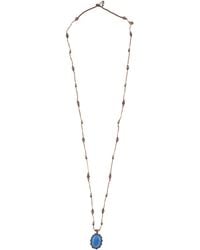 Sharing - Long "Tibetan V" Pendant Necklace - Lyst