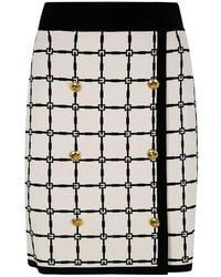 Elisabetta Franchi - Mini Knit Skirt - Lyst