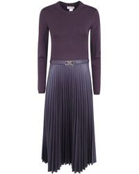 Twinset - Dress Belted "Long Sleeved Belted Dress" - Lyst