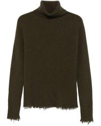 Uma Wang - 'Plain Ws' High Neck Rib Top - Lyst