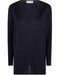 Gentry Portofino - Sweater Wool Silk "Knit Sweater" - Lyst