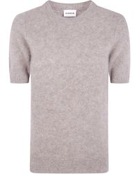 P.A.R.O.S.H. - P. A.R. O.S. H. Sweater Short Sleeves "Yak Round Neck" - Lyst