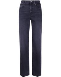 7 For All Mankind - Jeans Wide Leg "Stovepipe" - Lyst