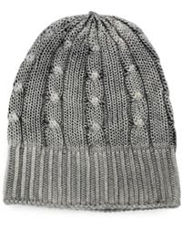 Avant Toi - Hat Cashmere Hand Painted "Braided And Ribbed" - Lyst