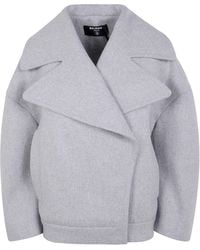 Balmain - Wool Caban - Lyst