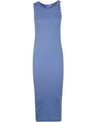 JW Anderson - Anchor Embroidery Twisted Strap Dress - Lyst