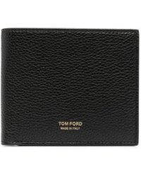 Tom Ford - Soft Grain Leather T Line Classic Bifold Wallet - Lyst