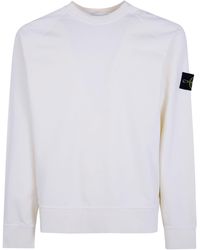 Stone Island - Sweatshirt Round Neck "61000" - Lyst